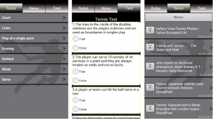 Tennis apps