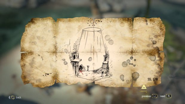 Black Flag Buried Treasure No. 12 map