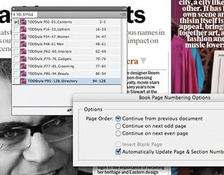 Rearrange documents, Book file, Indesign