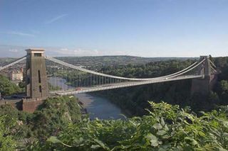 Bristol's Clifton Suspension Bridge opened in 1864 at a cost of around £100,000