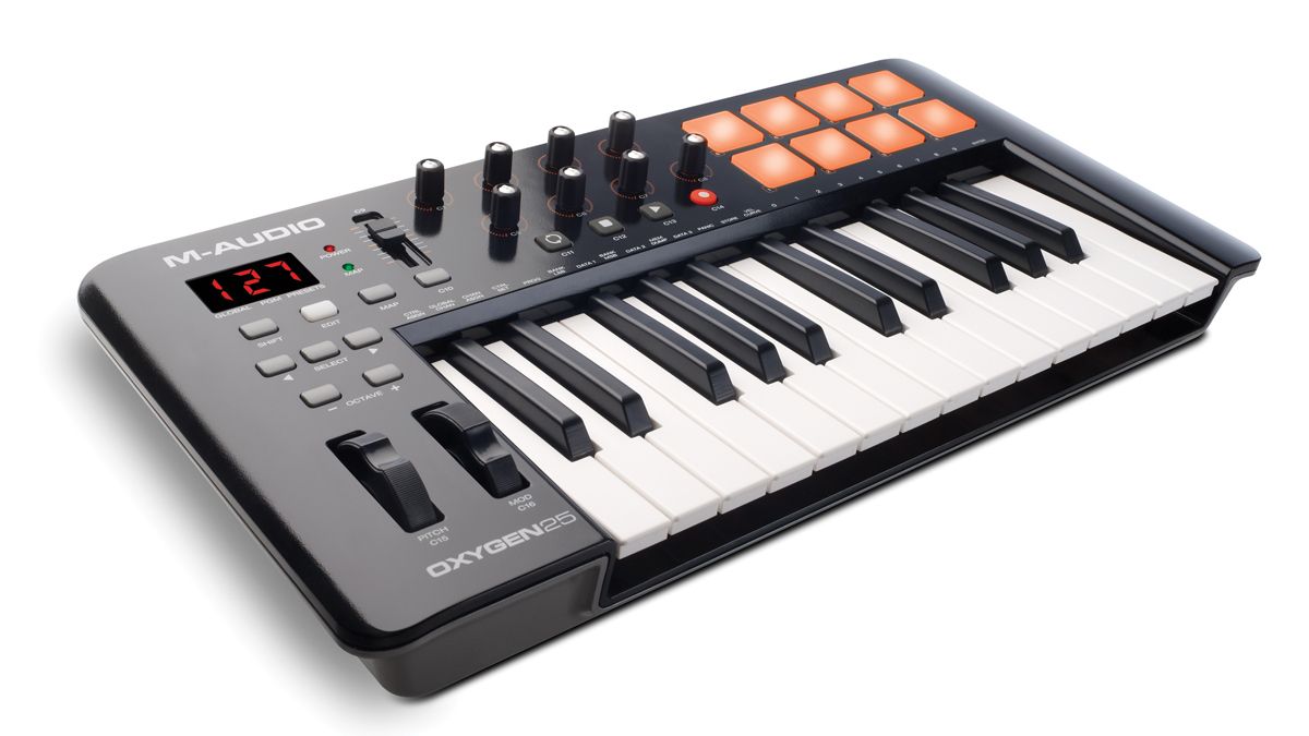 On-the-go musicians might consider the Oxygen 25.