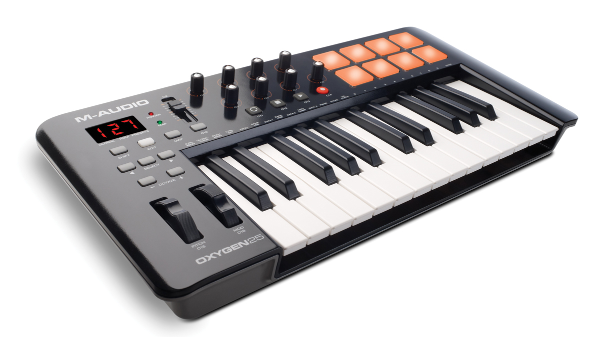 On-the-go musicians might consider the Oxygen 25.