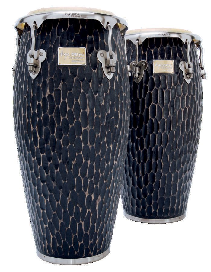 The 11" quinto and 11&frac34;" conga set.