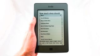 kindle touch menu