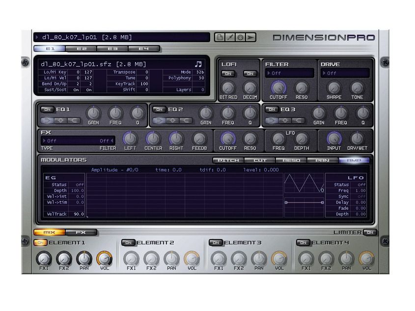 The full version of Dimension Pro is included.