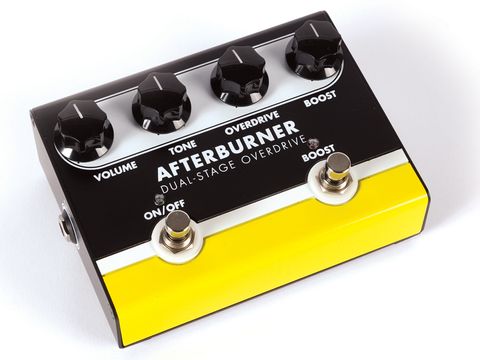 Dual-stage overdrive comes via the boost stomp-switch.