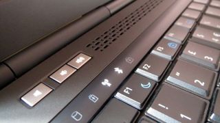 Dell Precision M6800 keyboard close