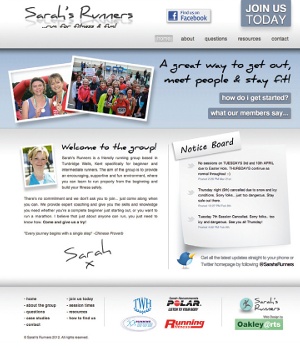 Sarah's Runners was designed to appeal to newcomers and existing members