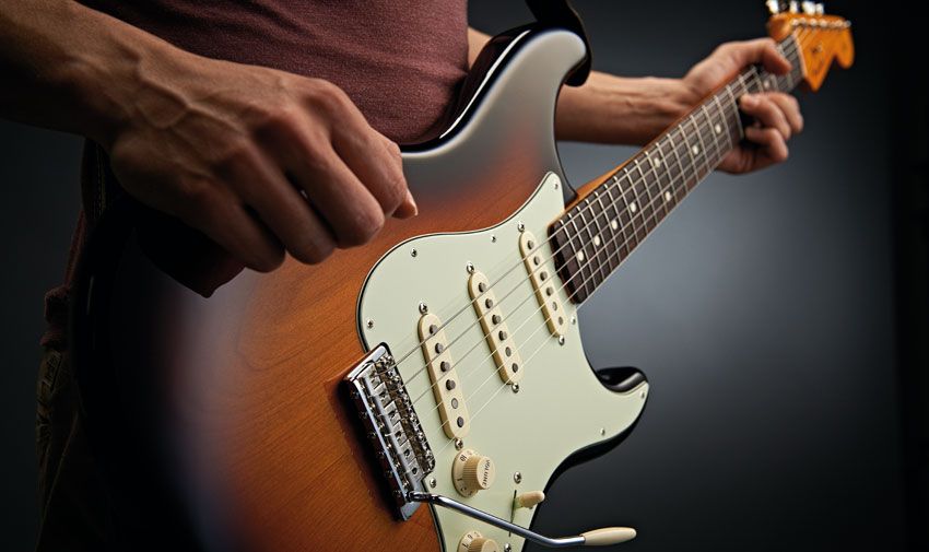 The finishes on the Road Worn series are nitrocellulose, but they're a long way from the pristine, shiny stuff here