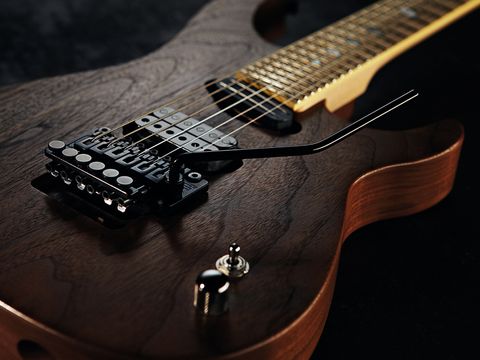 The Horus-HGS's walnut body boosts the presence of its downtuned strings.