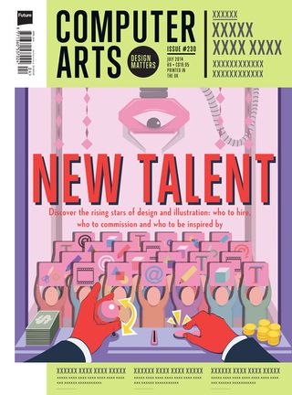 Cover design for CA's New Talent issue by Eric Chow
