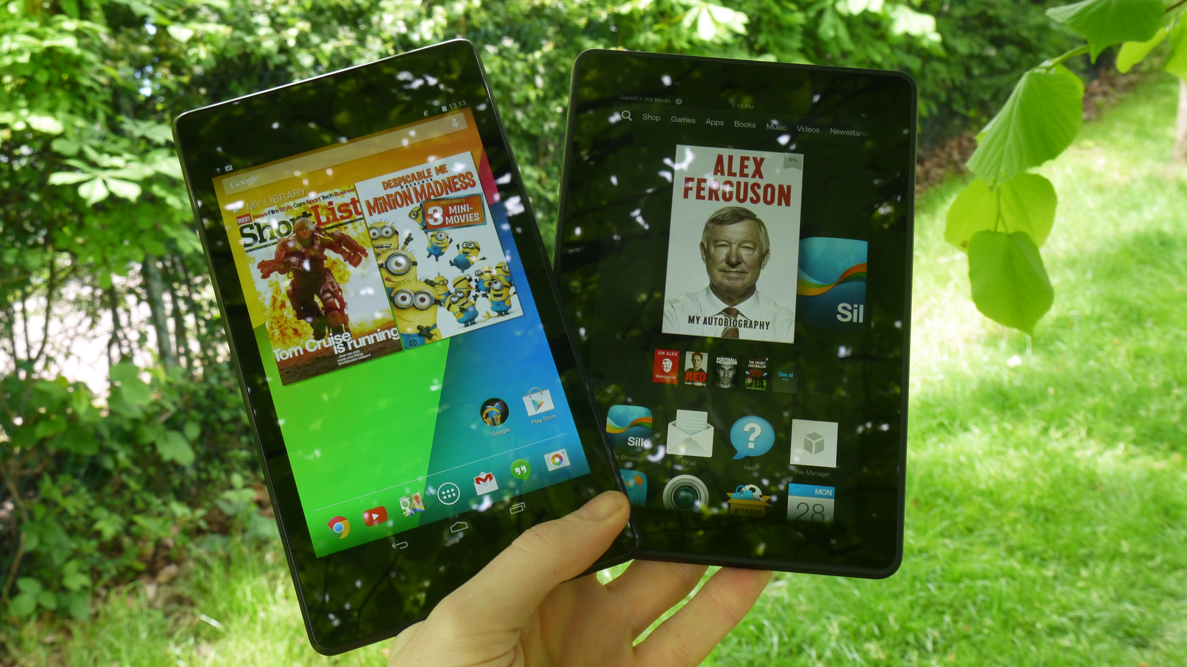 Google Nexus 7 (2013) vs Amazon Kindle Fire HDX 7