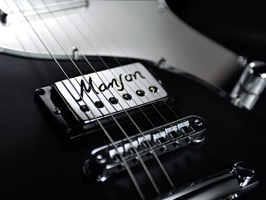 The MA-a uses the Manson/Bare Knuckle MBK-2 humbucker at the bridge,