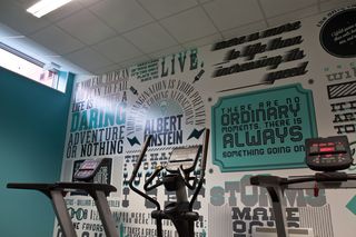 typographic mural