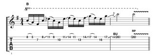 Ascending diminished 7th lick