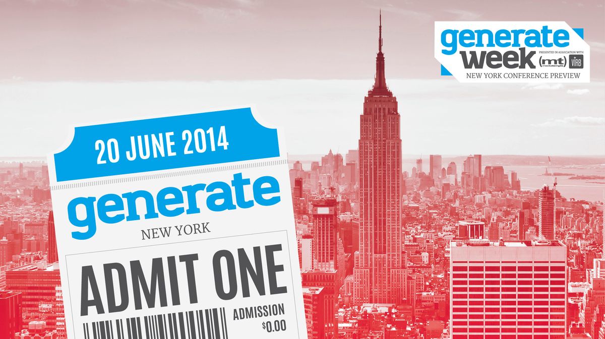 Win a ticket to Generate New York! Creative Bloq