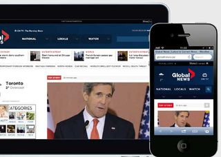Responsive news websites: Global News