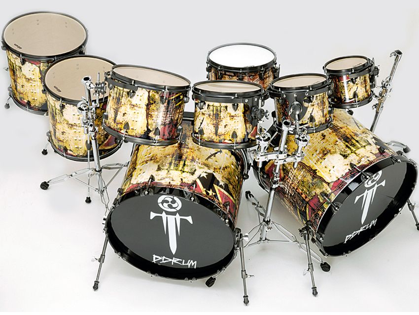 Owning a kit this size would require a van to transport it, a garage or lock-up to store it in and a roadie to do the lugging