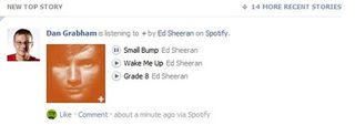 Spotify on facebook