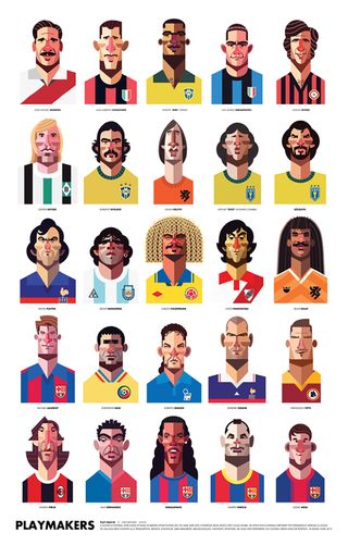 Football nut Nyari has created this celebration of the world's best Number Tens