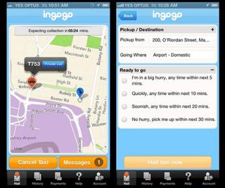 Ingogo app screenshot