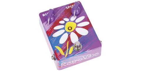 The JAM RetroVibe's not too big, sounds authentic and has purple chicken head knobs!