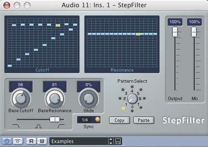 A step filter makes syncing filtered effects to your tune a cinch