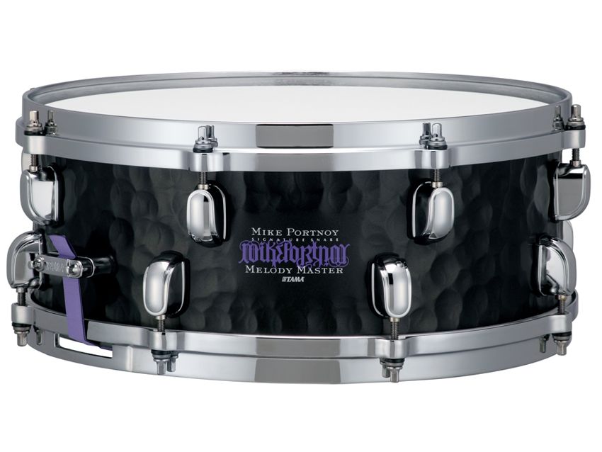The new Tama Mike Portnoy steel signature 5.5x14-inch snare