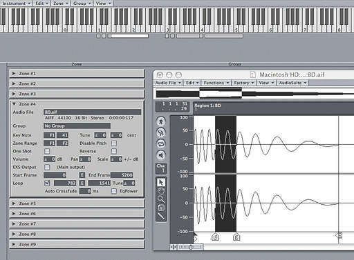Fig3: Set up a loop for a pitched tone .
