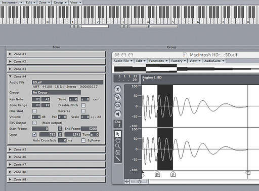 Fig3: Set up a loop for a pitched tone .