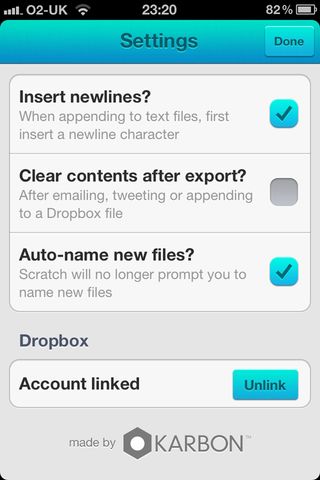 Scratch adds a few features unavailable to Drafts users, but is missing some others