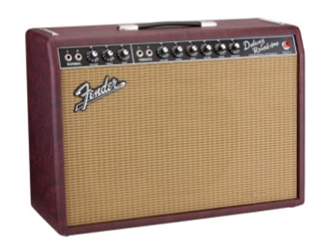 Fender 65 deluxe reverb fsr in red wine