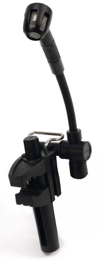 The C518M pivots 135 degrees, with the mic and an XLR socket sitting at either end of the bendable gooseneck