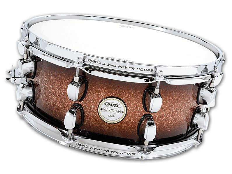 The all-maple shells feature a new bearing edge and the snare drum has 10 lugs for tuning accuracy, all in the new low-mass design