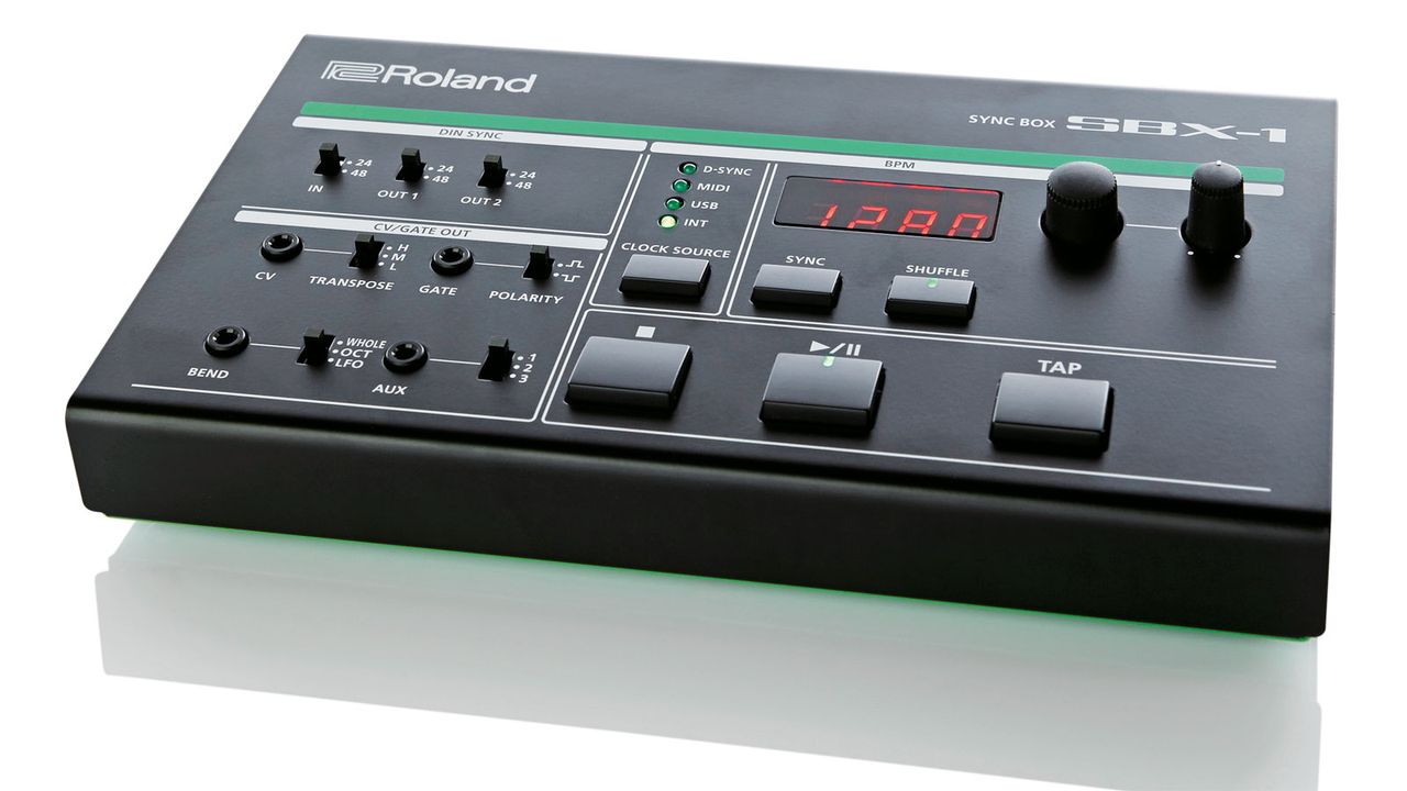 The SBX-1 takes its visual cue from the Aira range - so it's black, white and green all the way