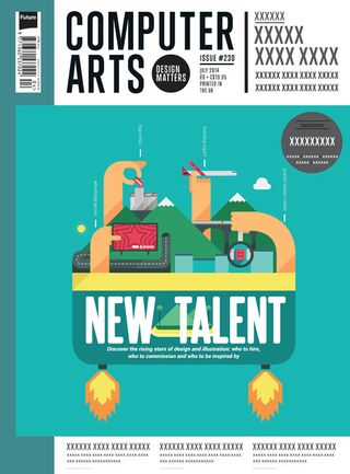 Cover design for CA's New Talent issue by Michael Lester