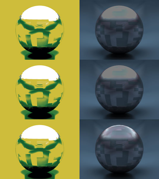 The same source image rendered to 8 bits integer, 16 bits integer and 16 bits float with two different colour corrections applied. Notice the colour banding in 8-bit and clipping highlights in integer versions