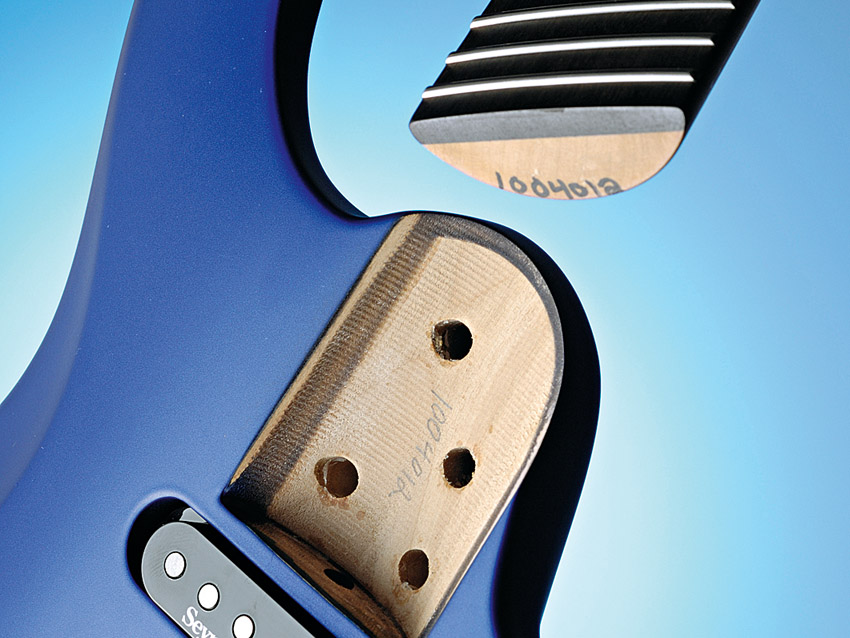 The shaped Radial Neck Joint was a feature of the original 1996 Nightfly.