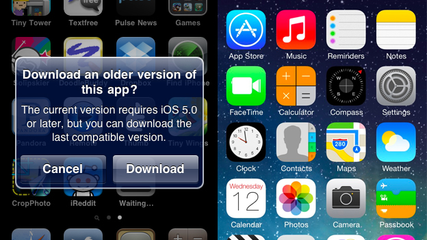 No iPhone left behind as Apple offers older apps for non-iOS 7 devices