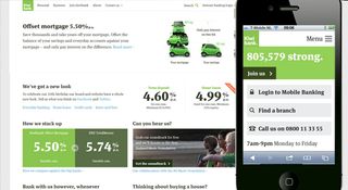 Use cases determine content: Kiwibank's new responsive site prioritises different tasks for desktop (left) and mobile viewers