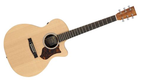 The '5'-tier Performing Artist series guitars use high pressure laminates with a koa-pattern top layer