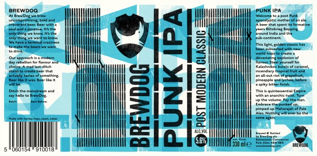 BrewDog packaging