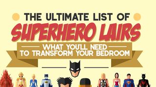 ultimate list of superhero lairs