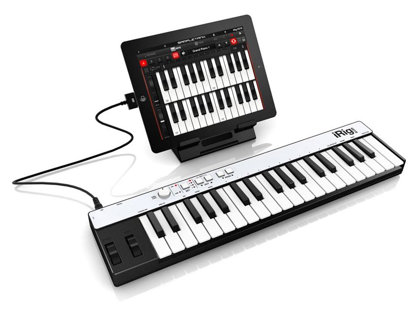 iRig Keys comes with versions of SampleTank for iOS and Mac/PC.