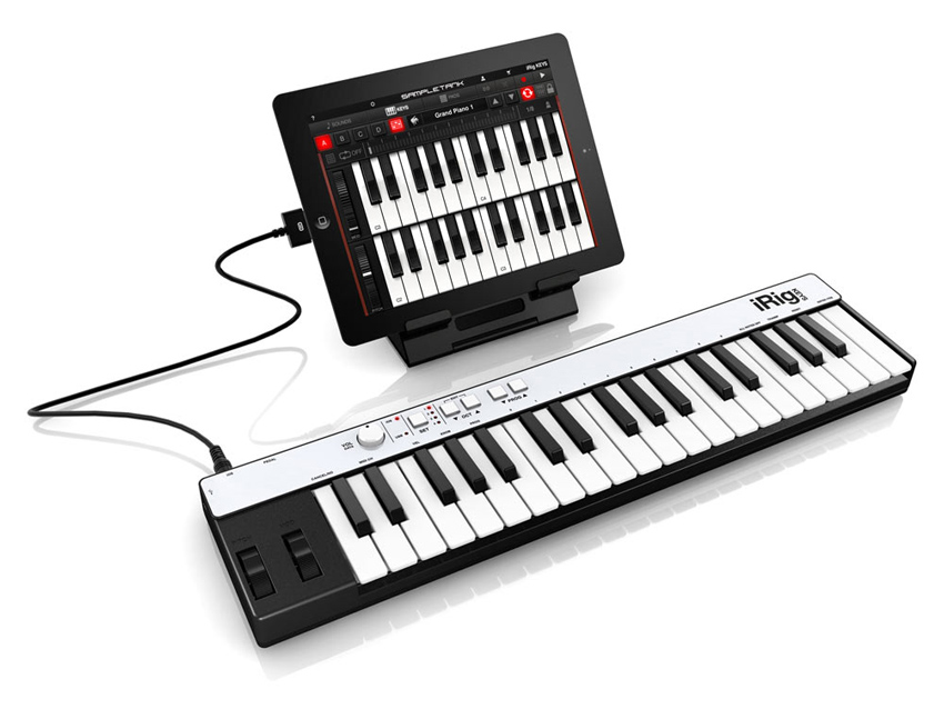 iRig Keys comes with versions of SampleTank for iOS and Mac/PC.