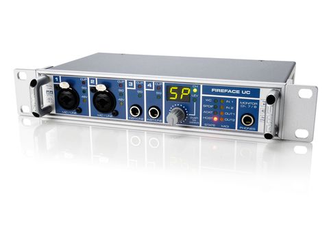 The Fireface UC offers a wide range of I/O and routing options.