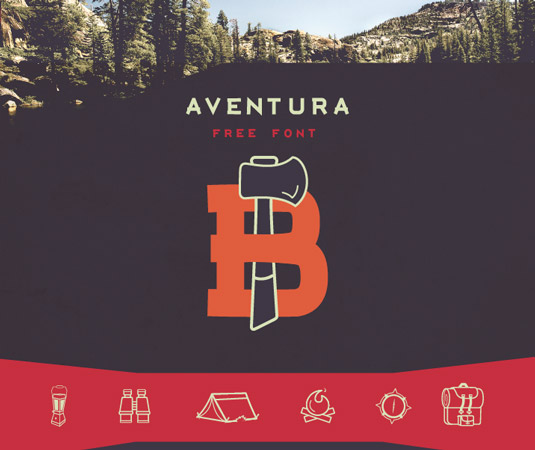 Free fonts: Aventura