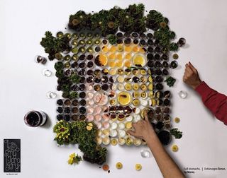 vegetable lifelike portraits