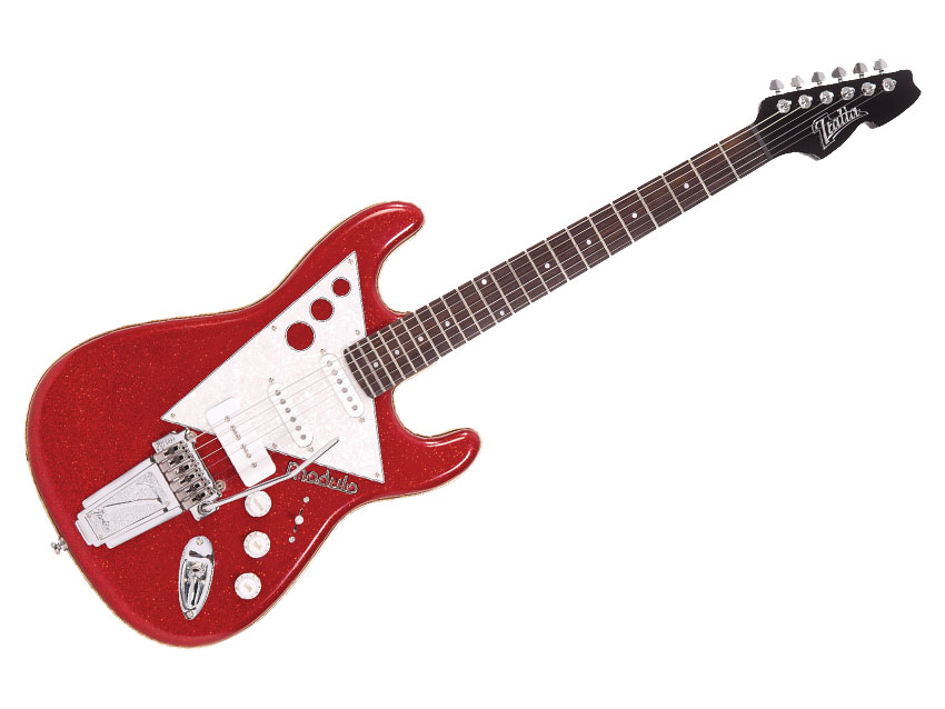 Italia Modulo Tipo 3 Guitar (Sparkle Red)
