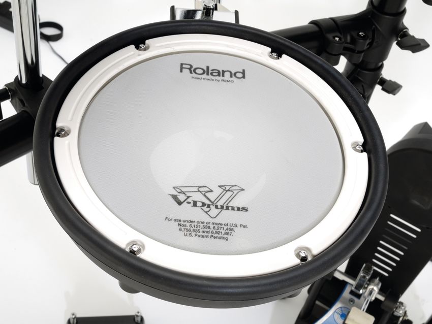 The TD-4K features a trio of PD-8 rubber pads for toms and a PDX-8 mesh for snare. It's a tried and tested, good-feeling combination